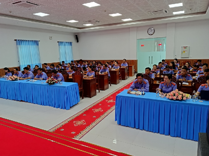 Đảng ủy VKSND tỉnh Trà Vinh tổ chức Hội nghị đảng viên 06 tháng đầu năm 2024