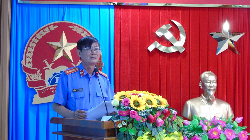 VKSND tỉnh Trà Vinh tổ chức Hội nghị sơ kết công tác  06 tháng đầu năm 2024